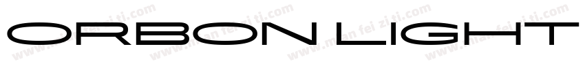 Orbon Light ITC TT字体转换